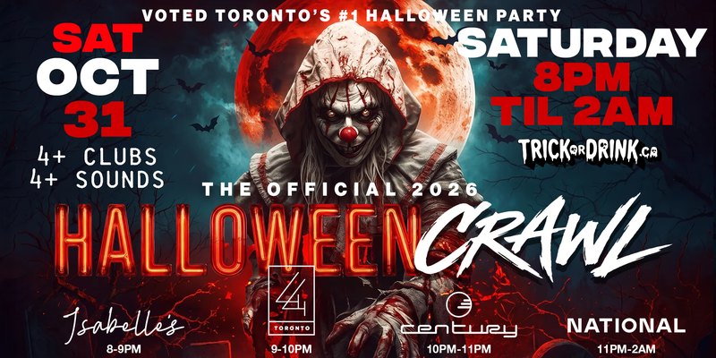 King West Halloween Crawl Sat flyer