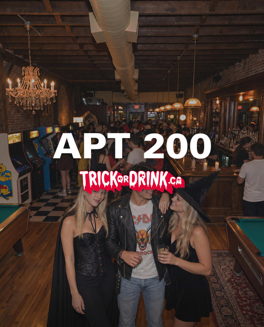 Apt 200 on a Trick or Drink Halloween night