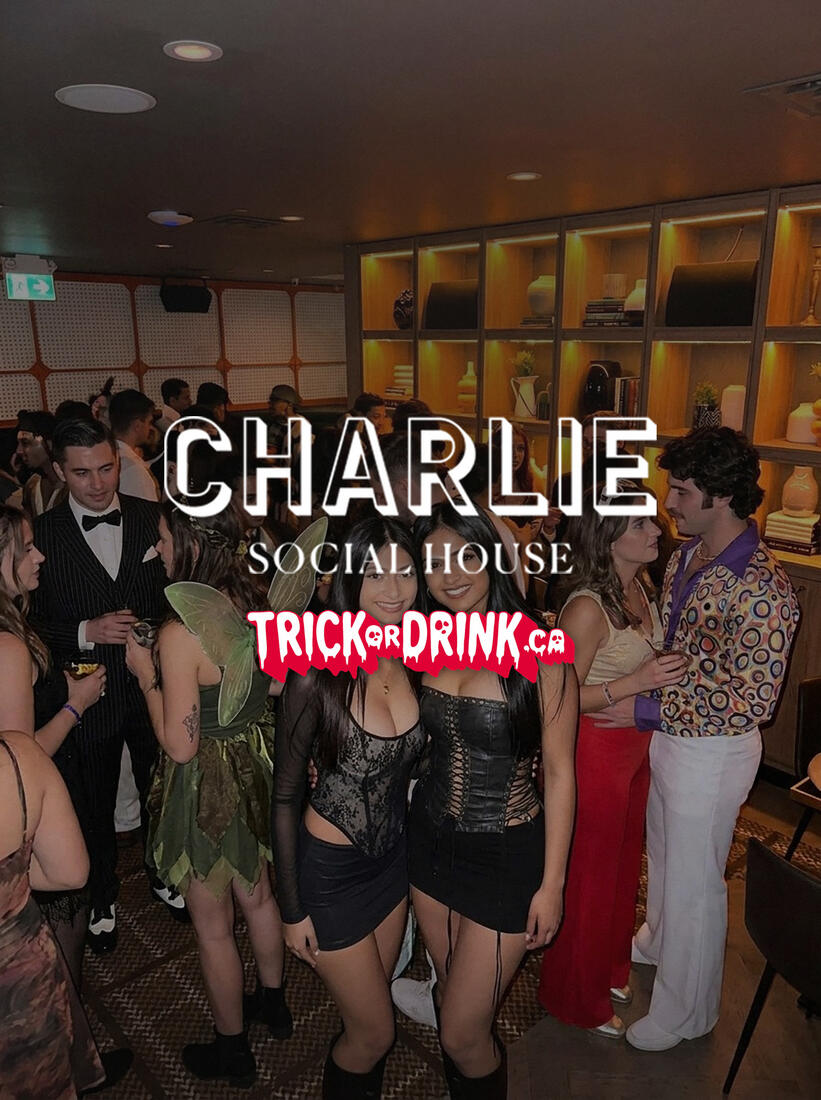 Charlie Social House on a Trick or Drink Halloween night