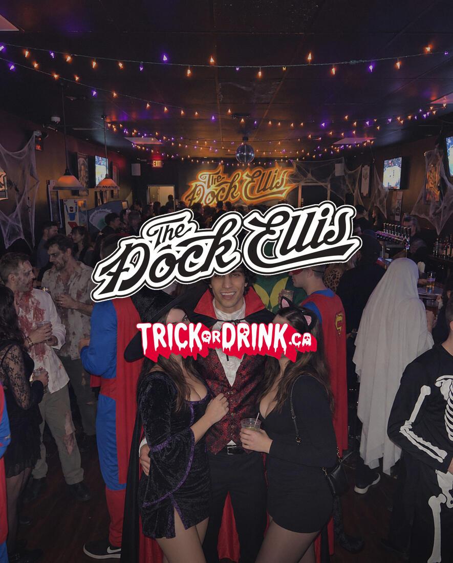 Dock Ellis on a Trick or Drink Halloween night