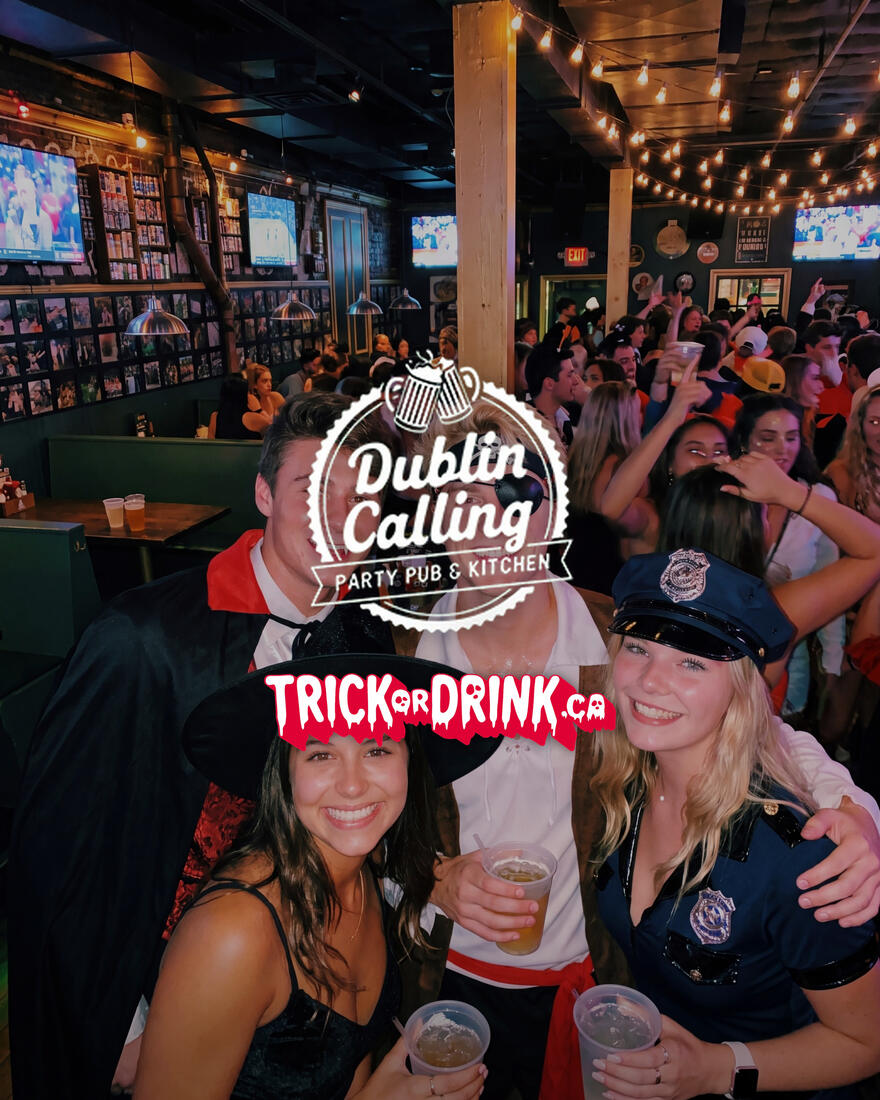 Dublin Calling on a Trick or Drink Halloween night