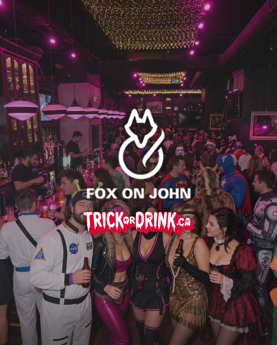 Fox on John on a Trick or Drink Halloween night