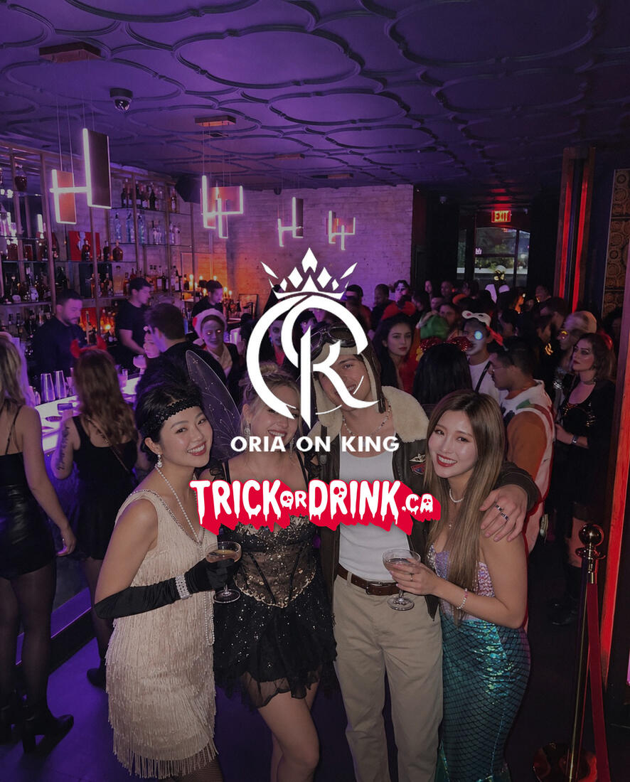 Oria on King on a Trick or Drink Halloween night