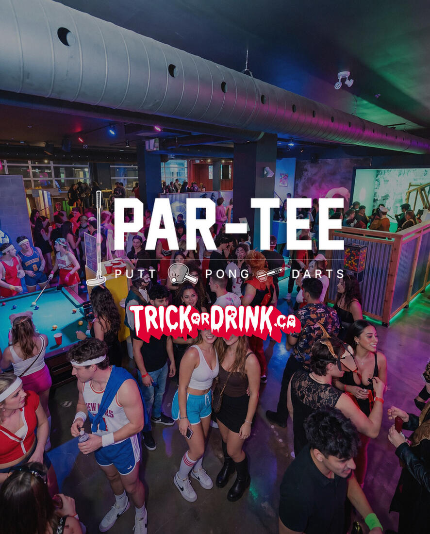Par-Tee Putt on a Trick or Drink Halloween night