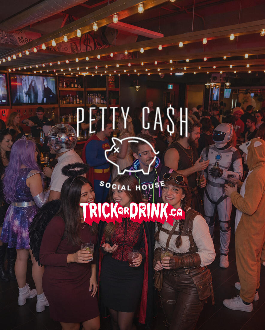 Petty Cash on a Trick or Drink Halloween night